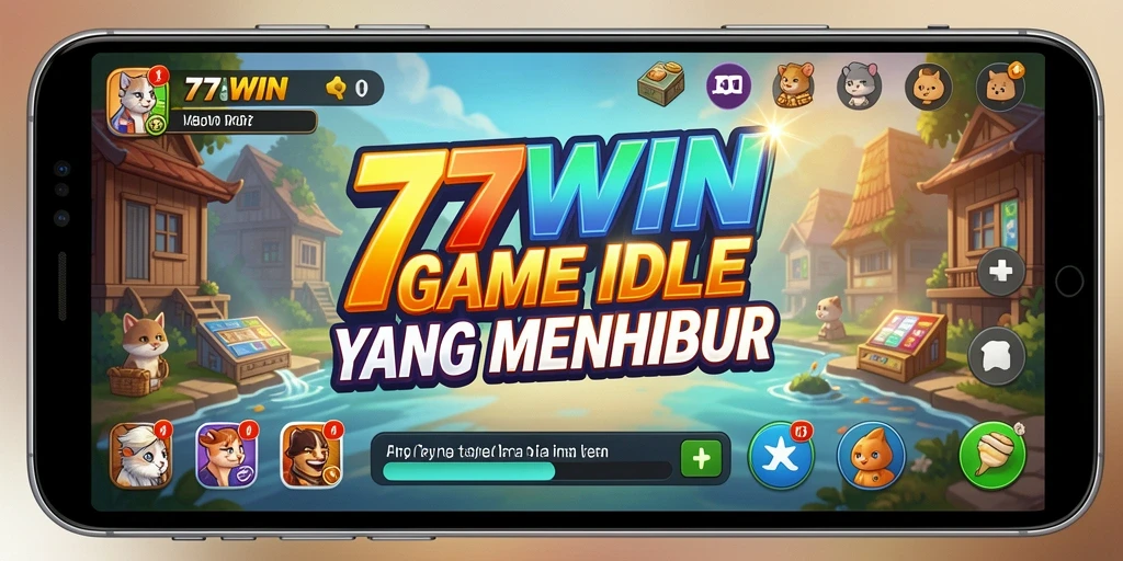 Tampilan gameplay 77WIN yang menarik dan penuh warna