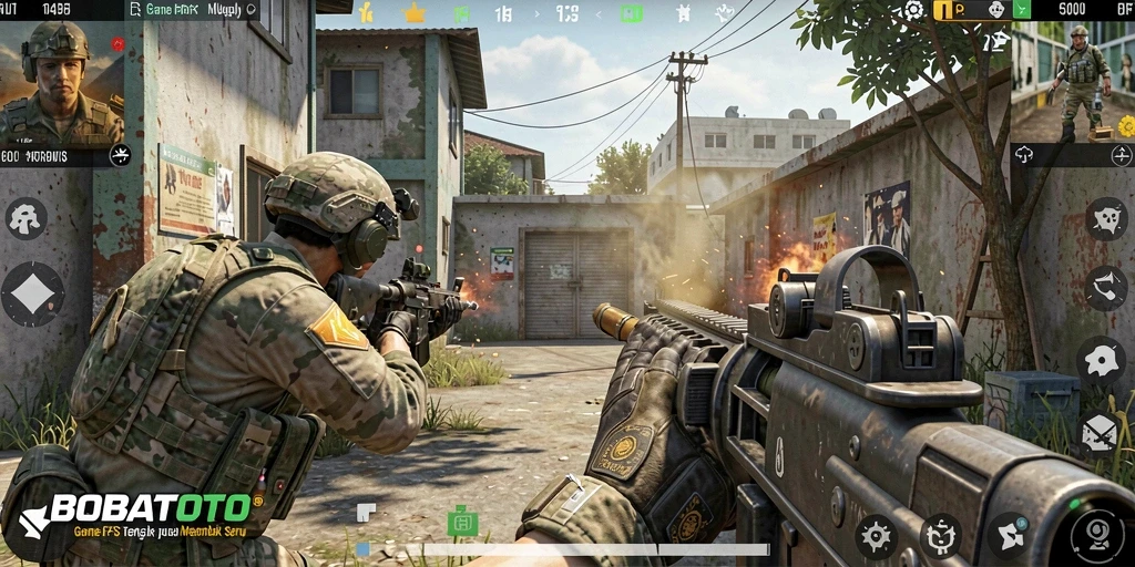Gameplay seru dengan pertempuran intens dalam BOBATOTO.