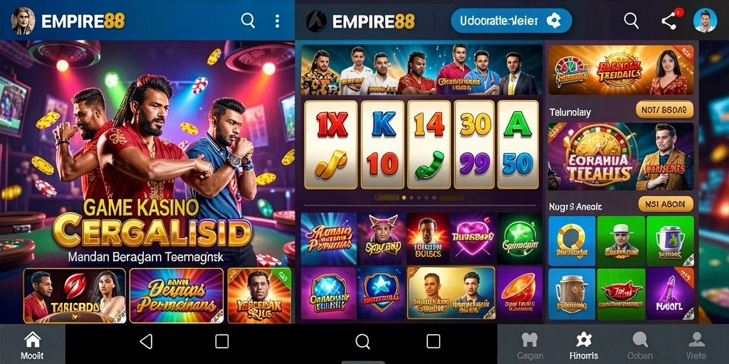 Tampilan gameplay kasino yang menarik di EMPIRE88.