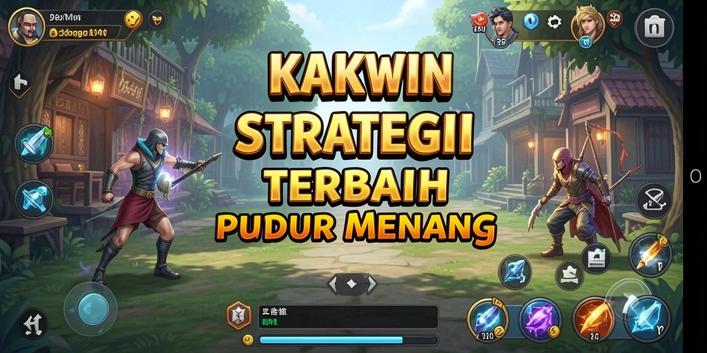 Screenshot gameplay KAKWIN yang menunjukkan strategi mendebarkan.