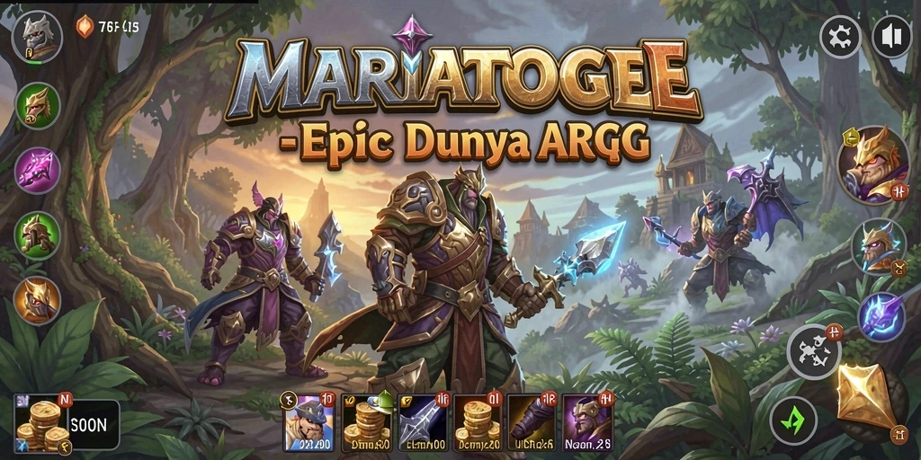 Screenshot gameplay epik dari MARIATOGEL dengan aksi seru.