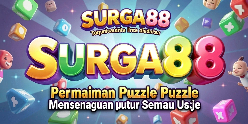 Tampilan gameplay SURGA88 dengan teka-teki menarik dan grafis cerah.