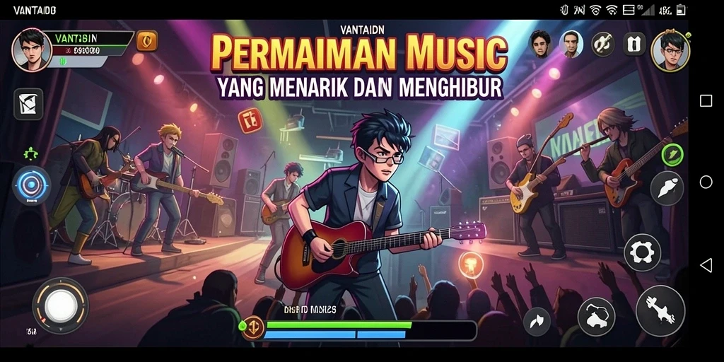 Tampilan gameplay interaktif <strong>VANTAIDN</strong> yang menyenangkan dan penuh warna.